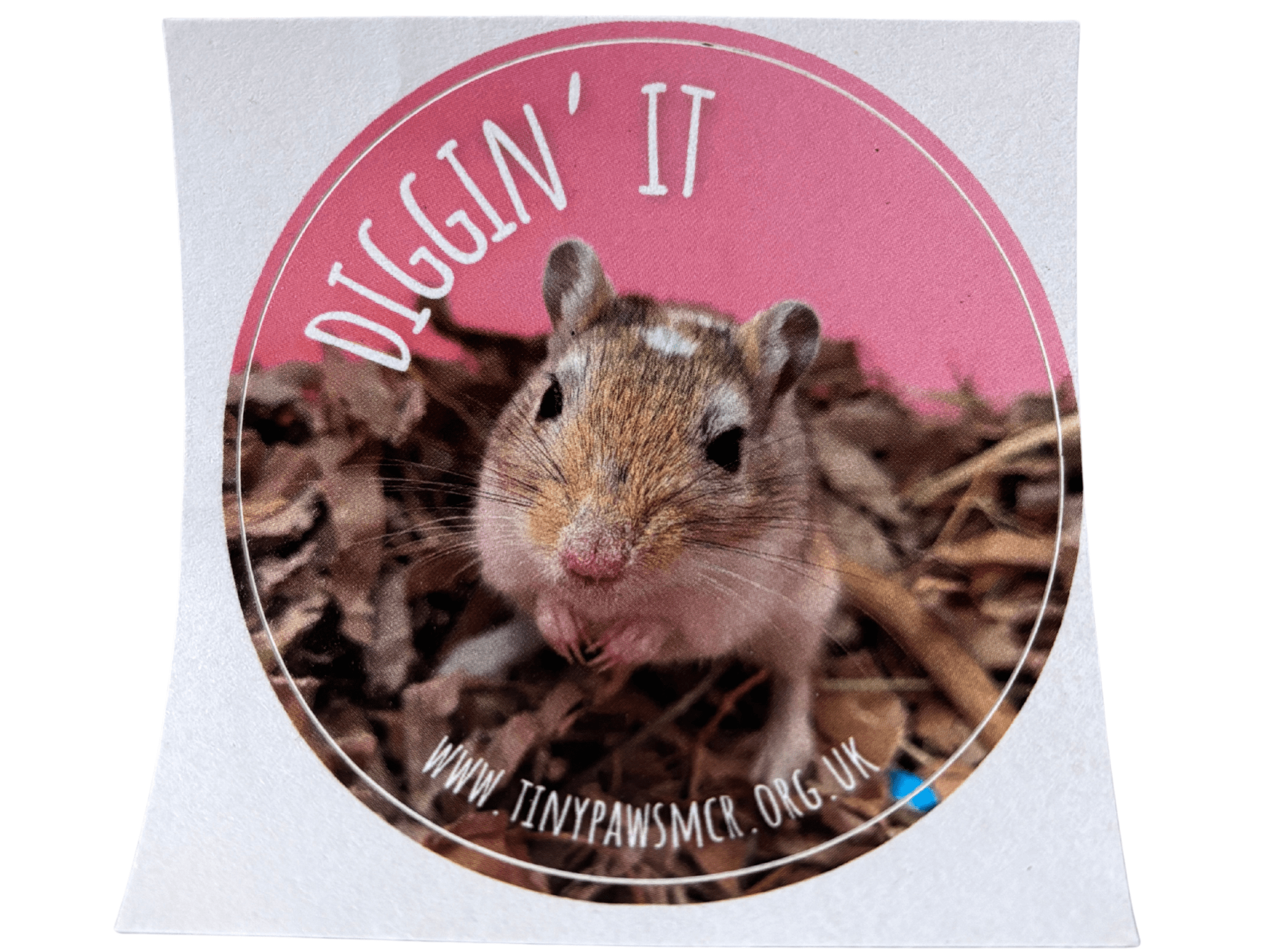 Diggin' It Gerbil Sticker