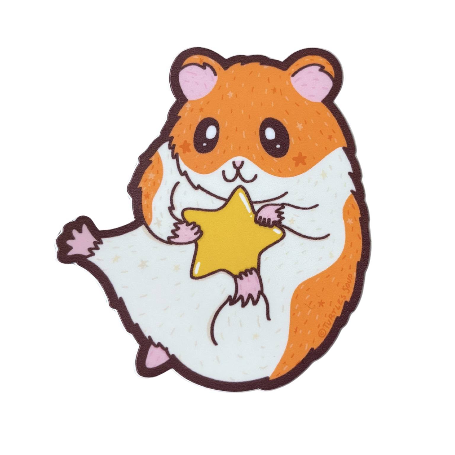Hamster Star Sticker